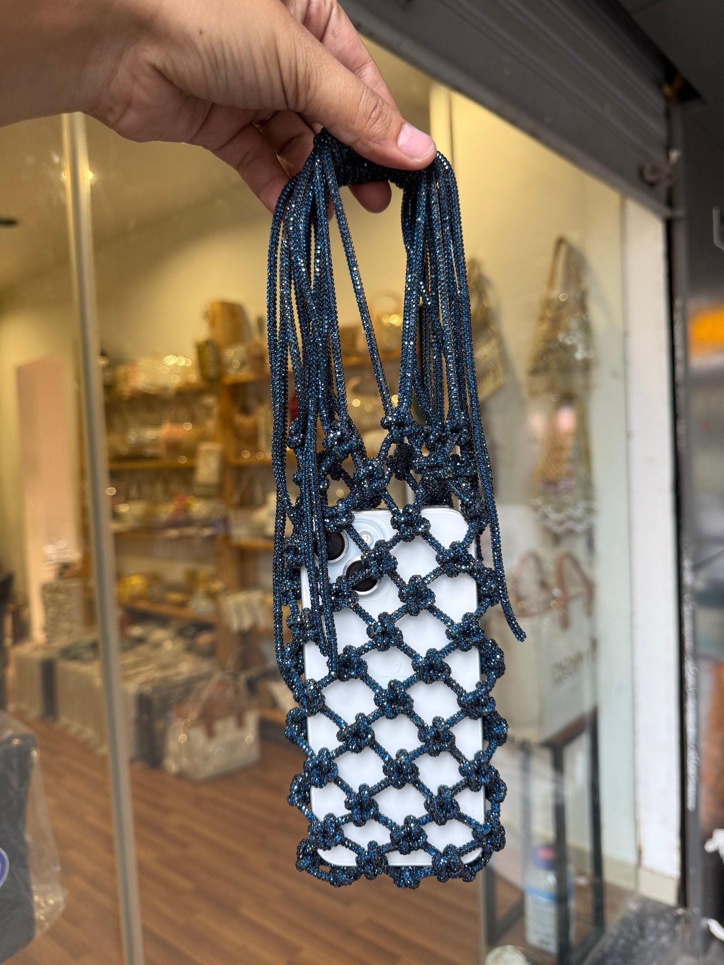 Rhinestone Mobile Bag