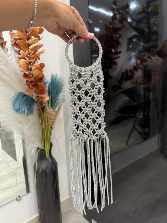 Bangle Style Rhinestone Bling Bag