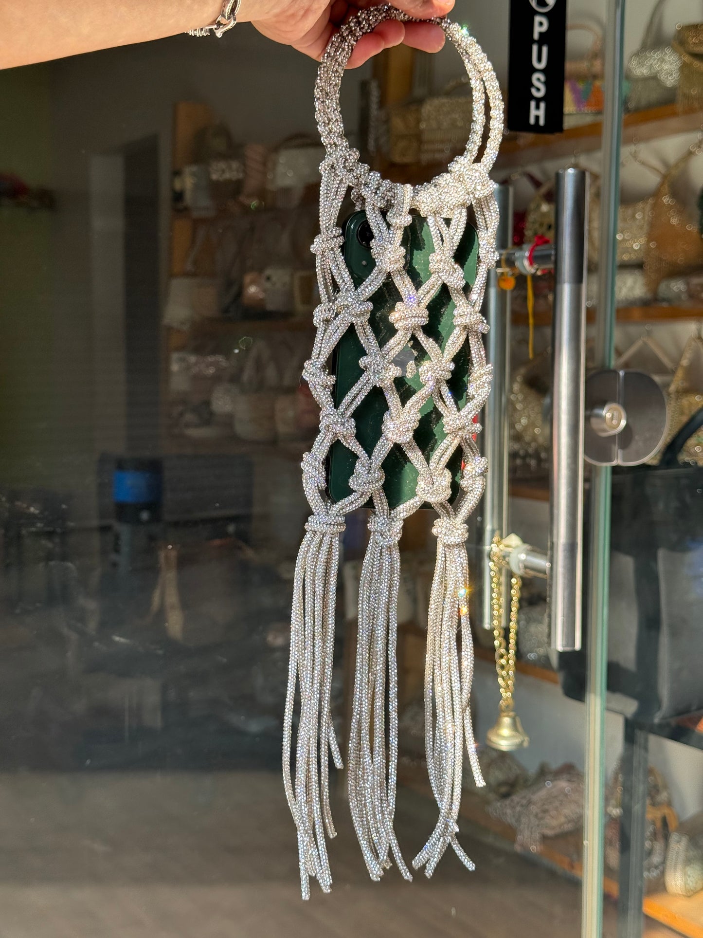 Rhinestone Mobile Bag