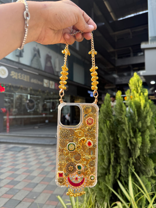 Trendy Metal Chain Lanyard with Stylish Pendant for Women | Durable Daily Use Hanging Chain for Mobile, Card Holder & Accessories