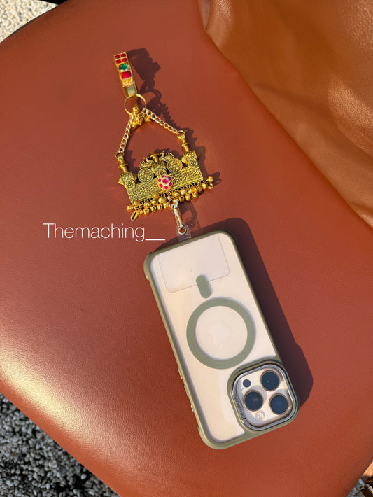 Trendy Metal Chain Lanyard with Stylish Pendant for Women | Durable Daily Use Hanging Chain for Mobile, Card Holder & Accessories