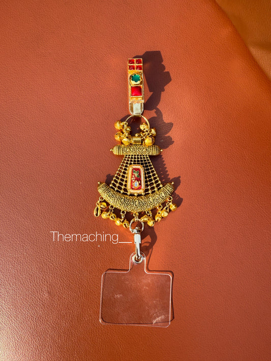 Trendy Metal Chain Lanyard with Stylish Pendant for Women | Durable Daily Use Hanging Chain for Mobile, Card Holder & Accessories