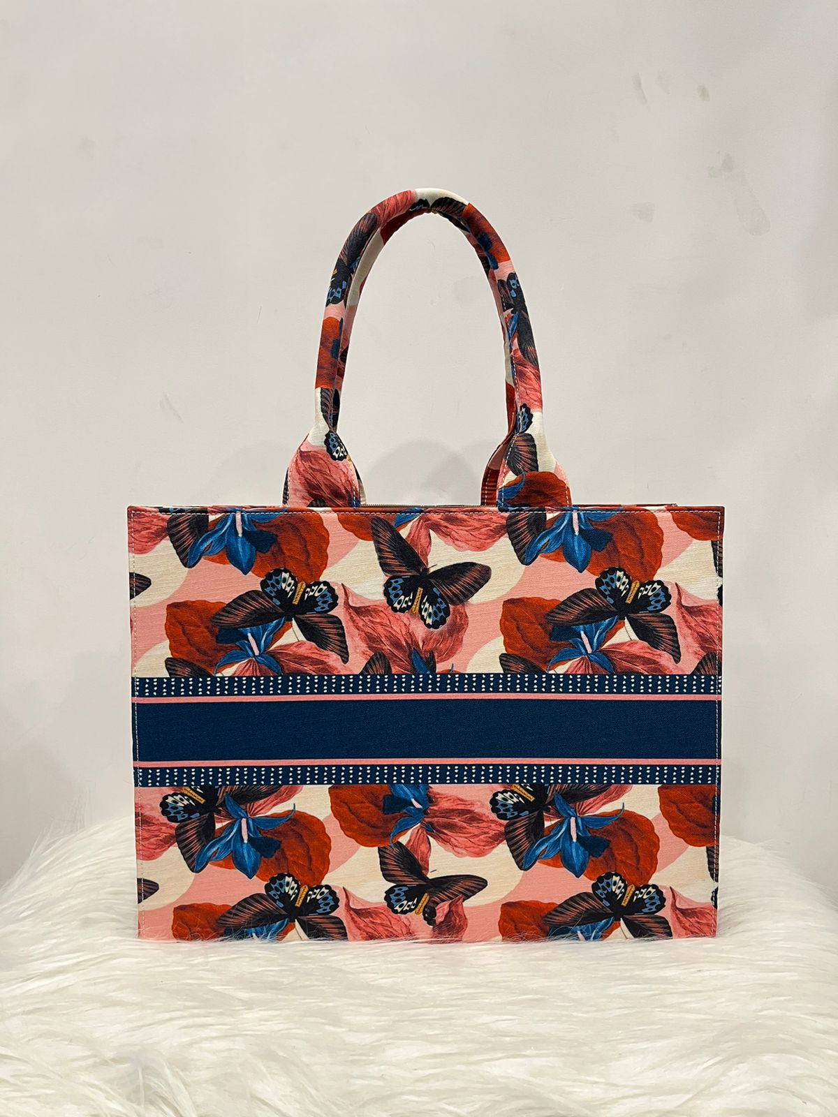 Beach Florals MINI Tote Bag With Your Name