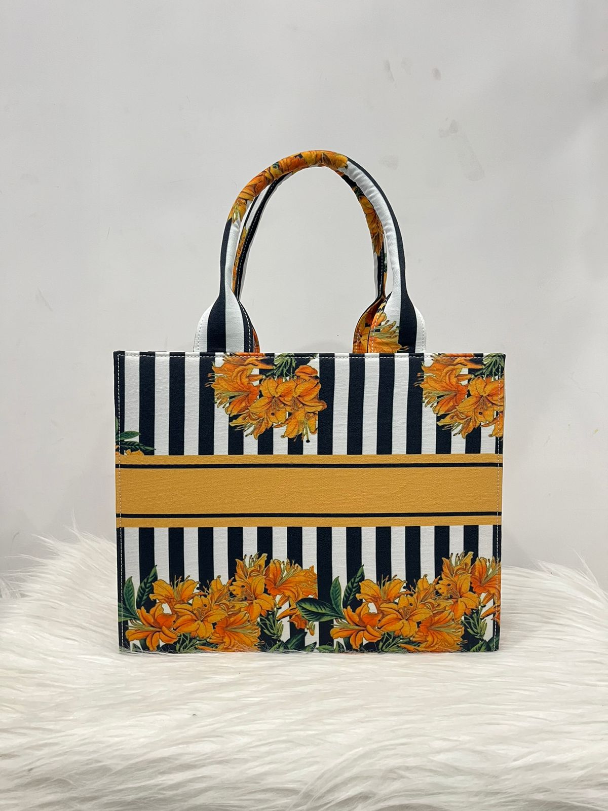 Beach Florals MINI Tote Bag With Your Name