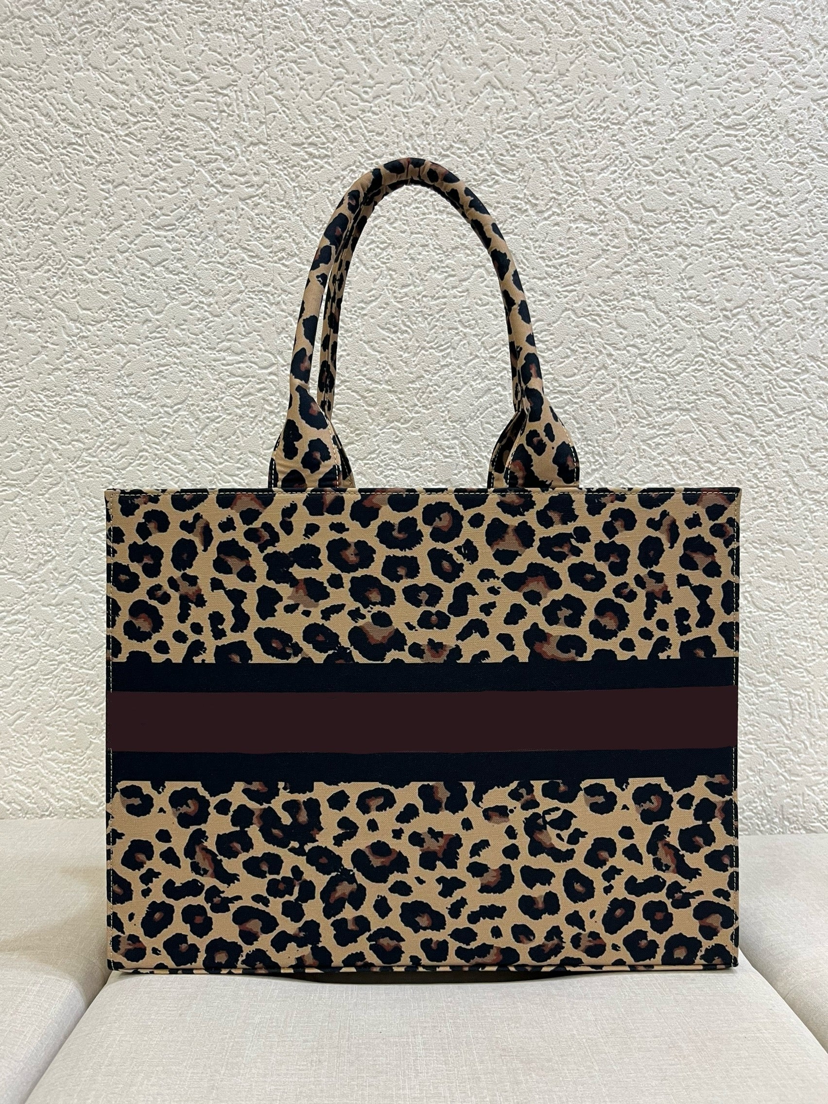 Cheetah Print Tote Bag With Your Name