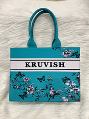 Fly Butterfly Tote Bag With Your name