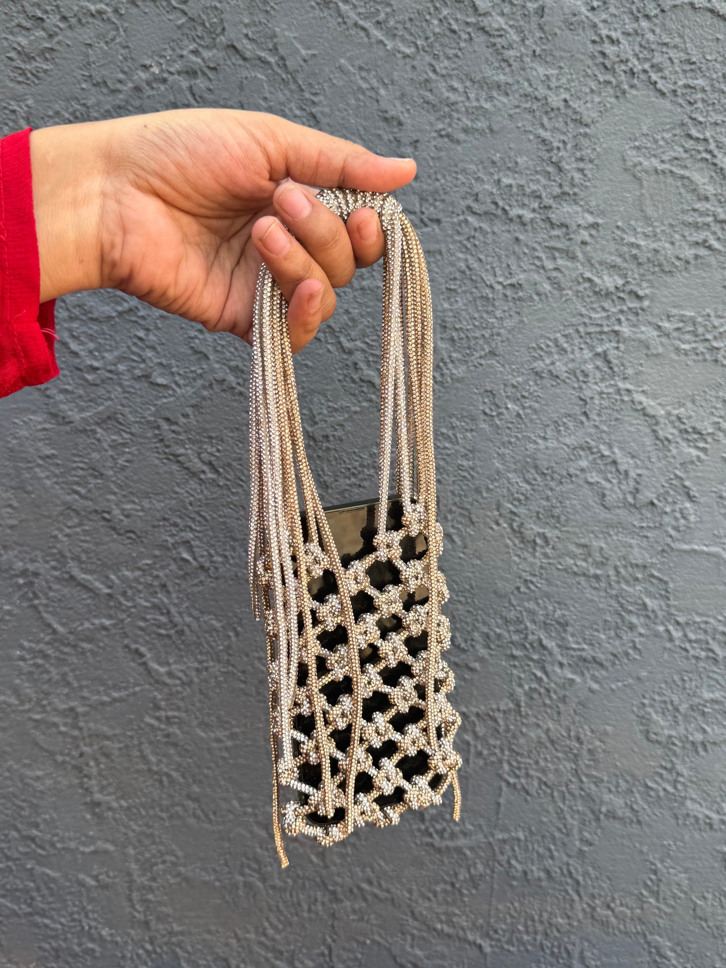 Rhinestone Mobile Bag