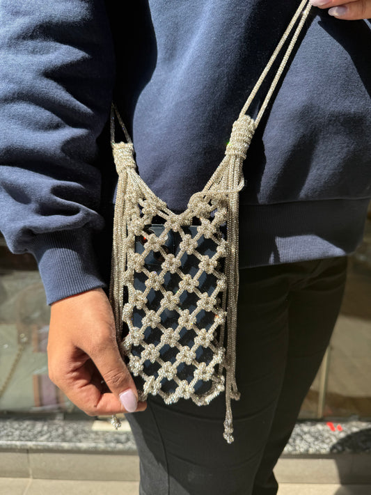 Sling style Rhinestone Mobile Bag