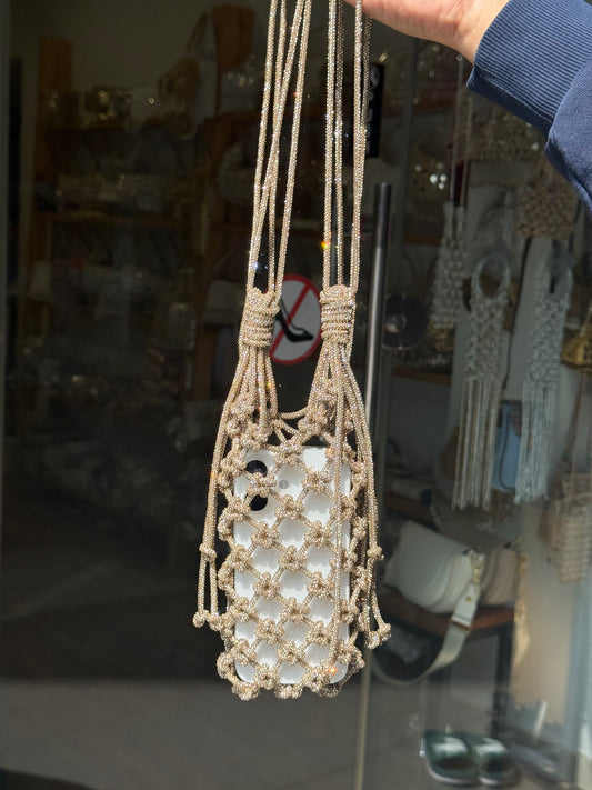 Sling style Rhinestone Mobile Bag