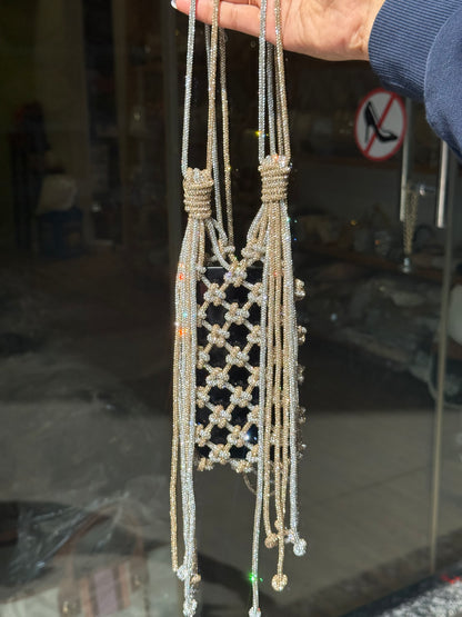 Sling style Rhinestone Mobile Bag