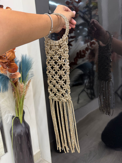 Bangle Style Rhinestone Bling Bag