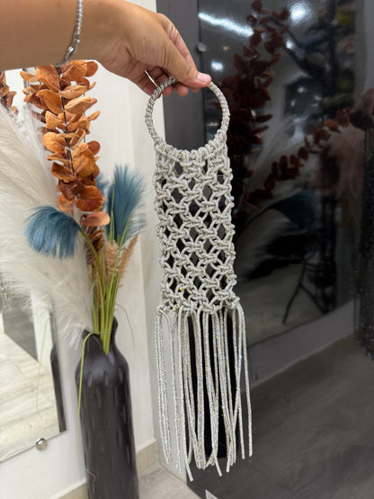 Bangle Style Rhinestone Bling Bag