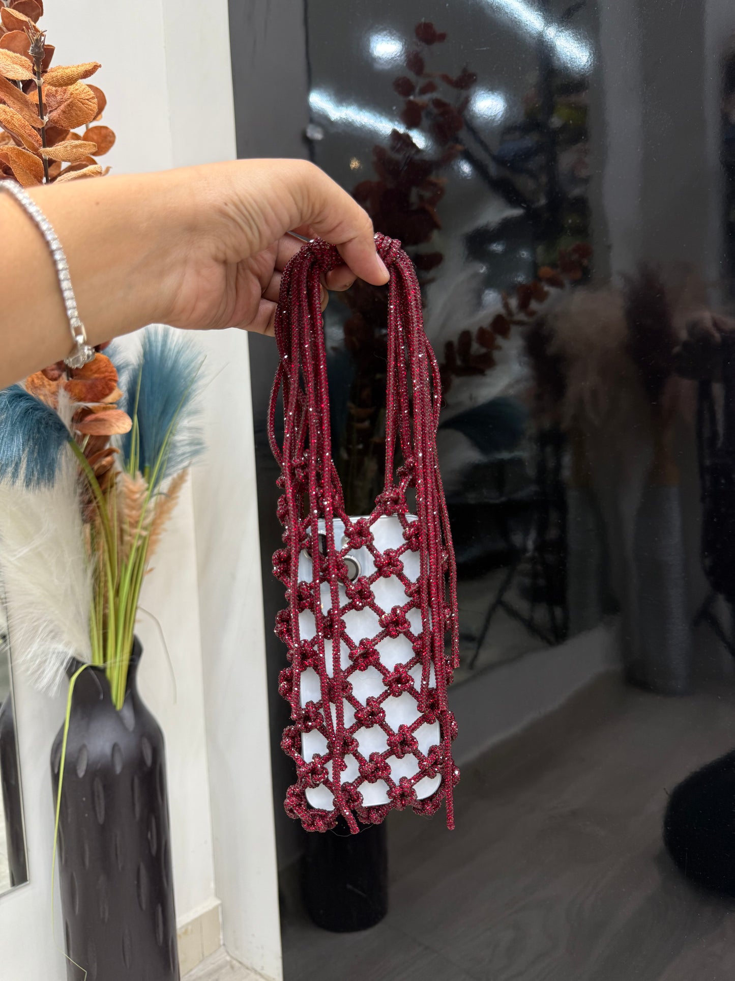 Rhinestone Mobile Bag