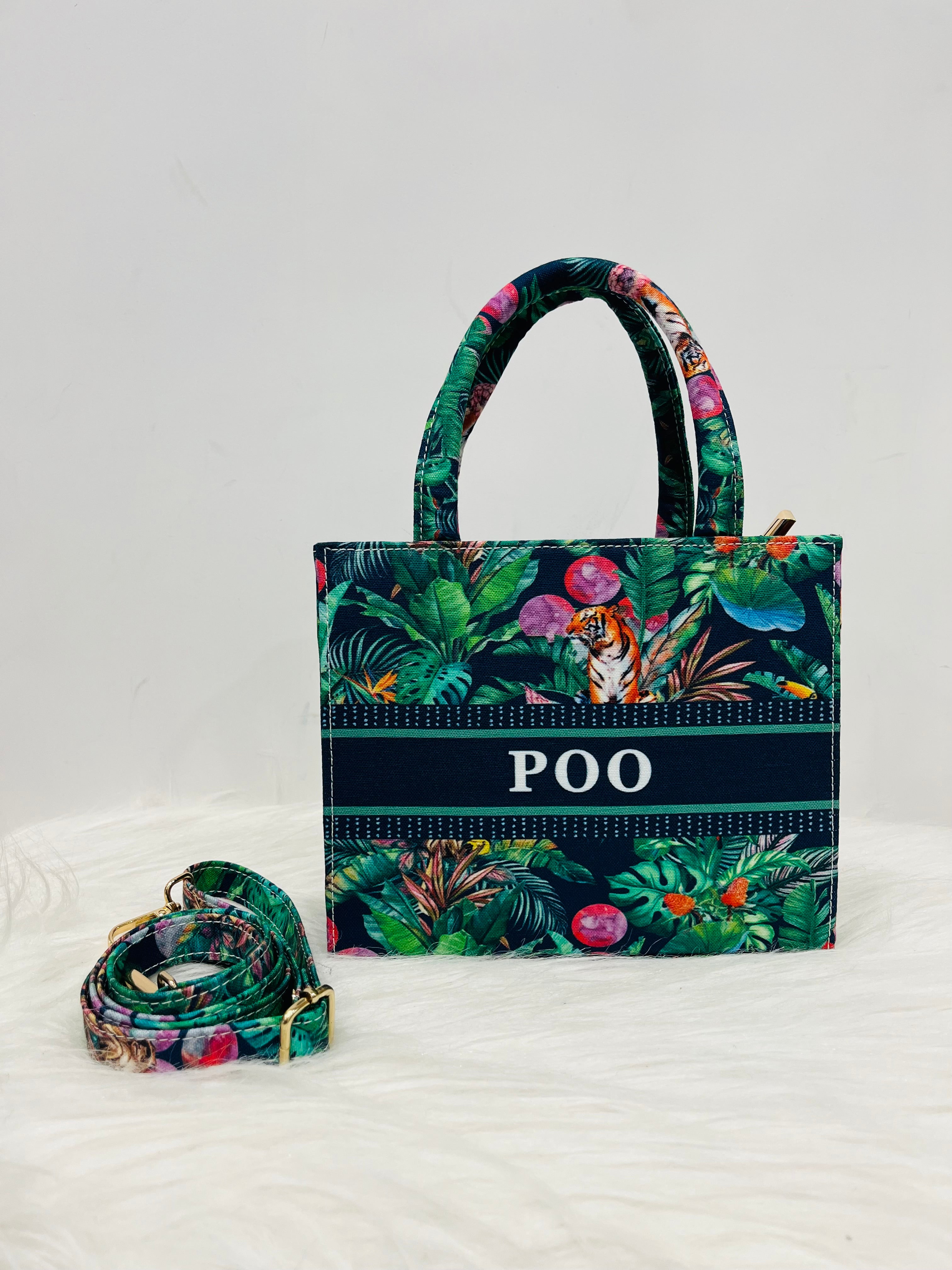 Jungle King MiniTote Bag With Your Name