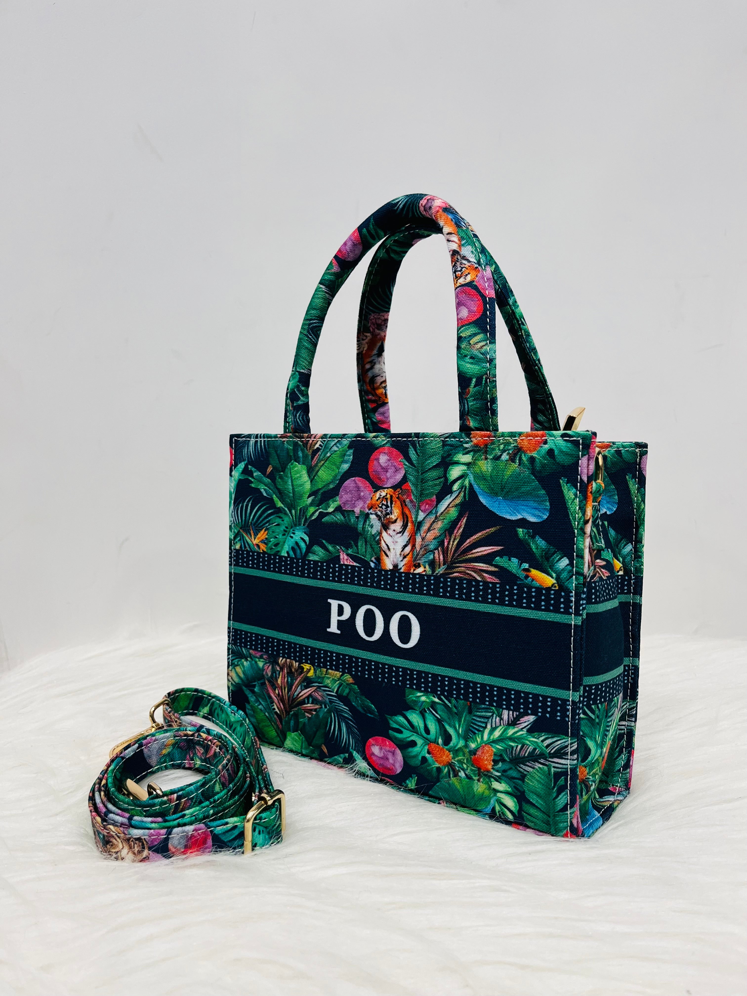 Jungle King MiniTote Bag With Your Name