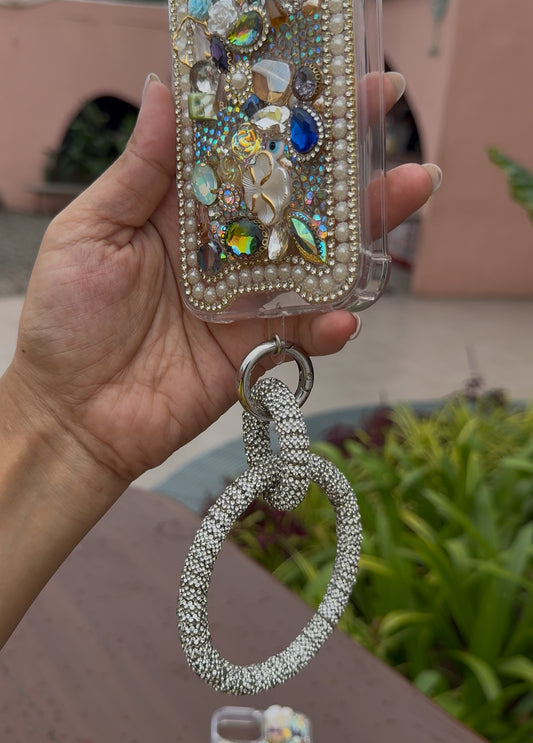 Silver Daimond With Silver Ring