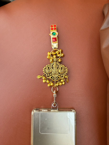 Trendy Metal Chain Lanyard with Stylish Pendant for Women | Durable Daily Use Hanging Chain for Mobile, Card Holder & Accessories