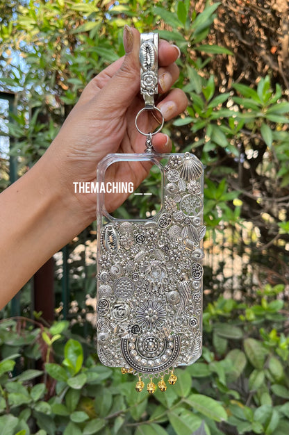 SILVER Phone Back Cover – Luxury Fancy Phone Case