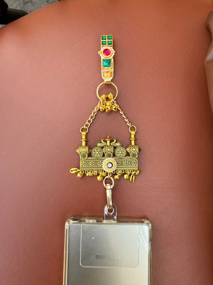 Trendy Metal Chain Lanyard with Stylish Pendant for Women | Durable Daily Use Hanging Chain for Mobile, Card Holder & Accessories