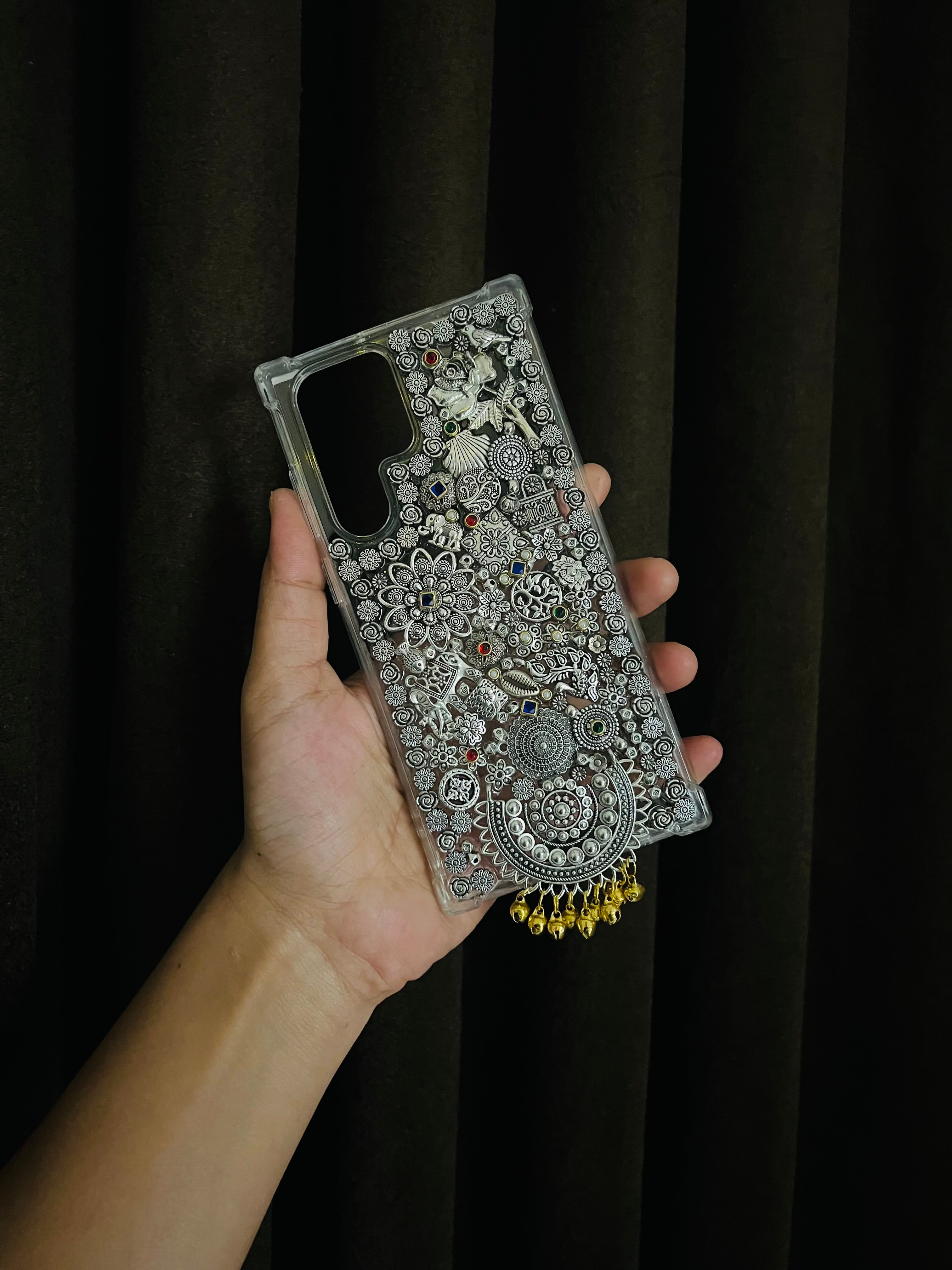 Silver Handmade Wedding Phone Case