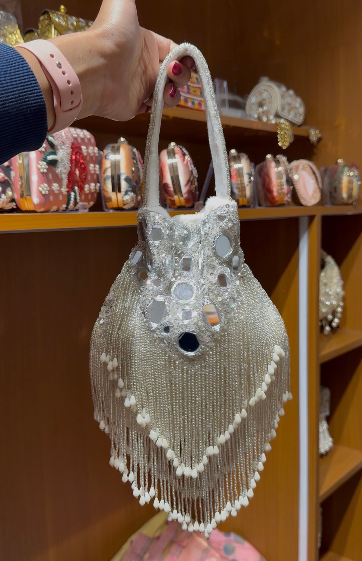 Luxury Handcrafted Beaded Potli Bag