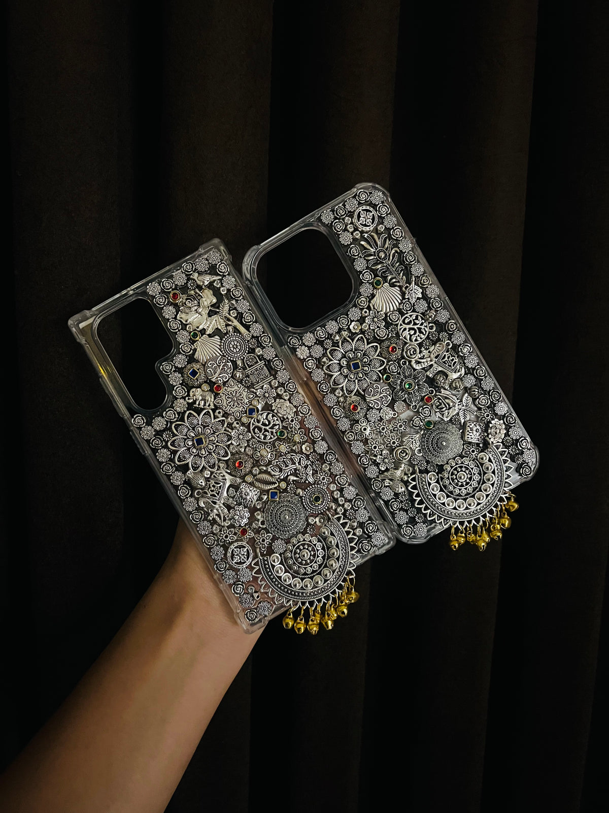 Silver Handmade Wedding Phone Case