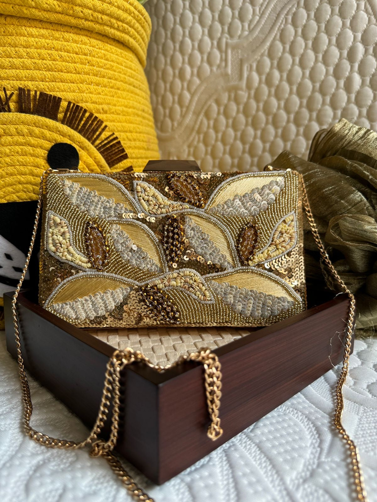 Designer Stylish Ethnic Clutch For Women