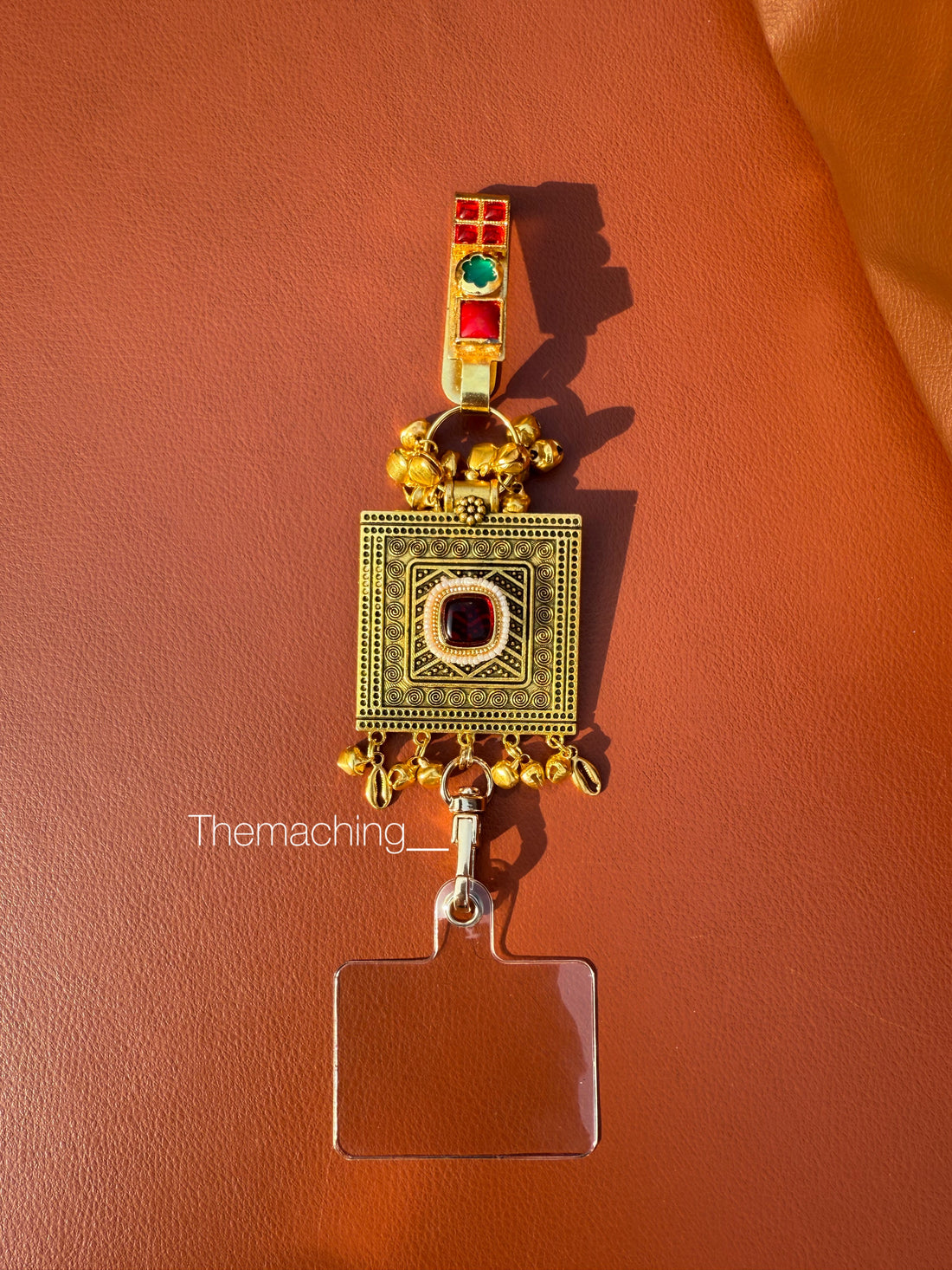 Gold Waist Juda with Stylish Pendant for Women | Durable Daily Use Hanging Chain for Mobile, Card Holder & Accessories