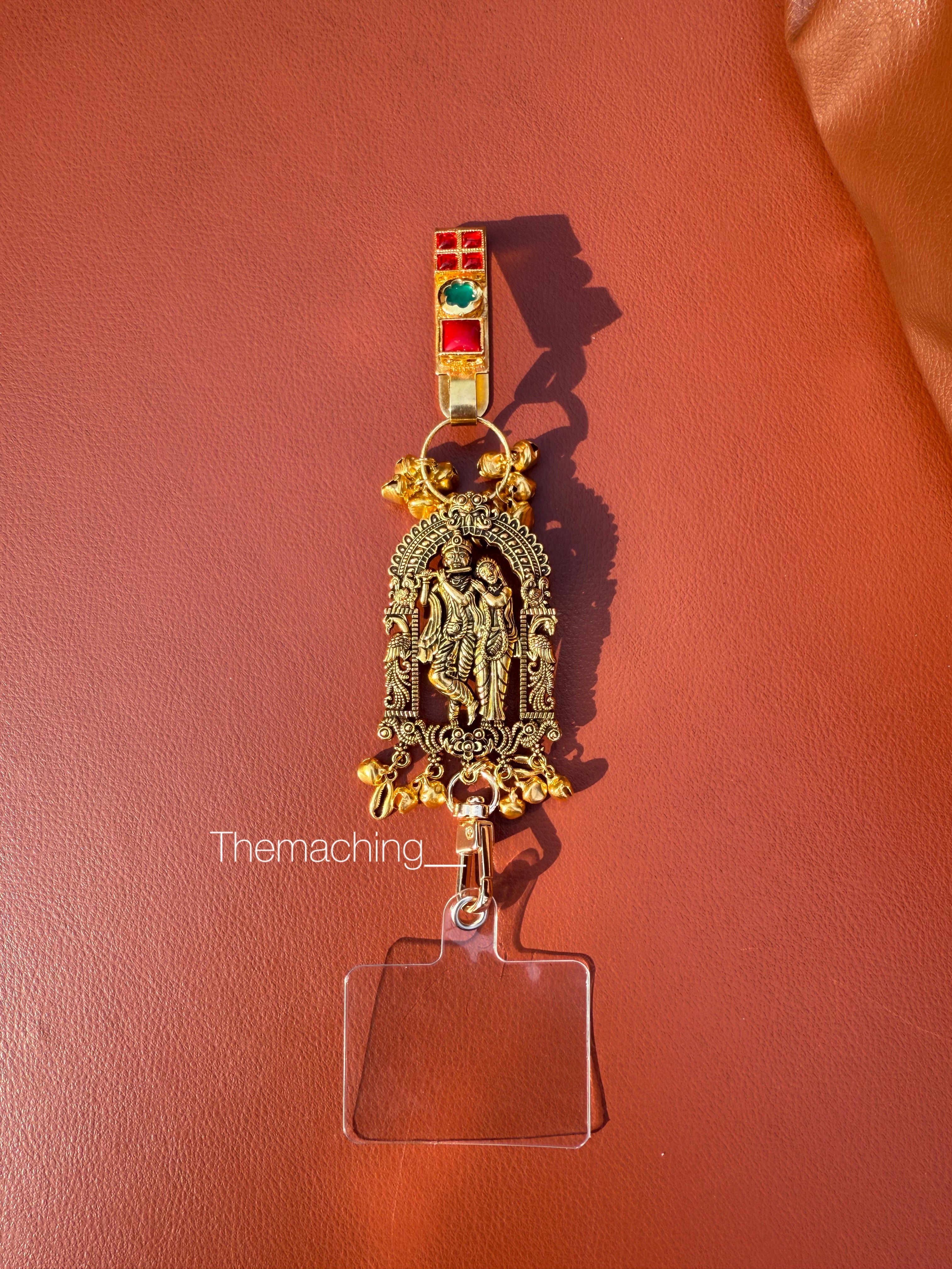 Gold Waist Juda with Stylish Pendant for Women | Durable Daily Use Hanging Chain for Mobile, Card Holder & Accessories