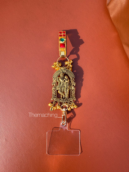 Trendy Metal Chain Lanyard with Stylish Pendant for Women | Durable Daily Use Hanging Chain for Mobile, Card Holder & Accessories