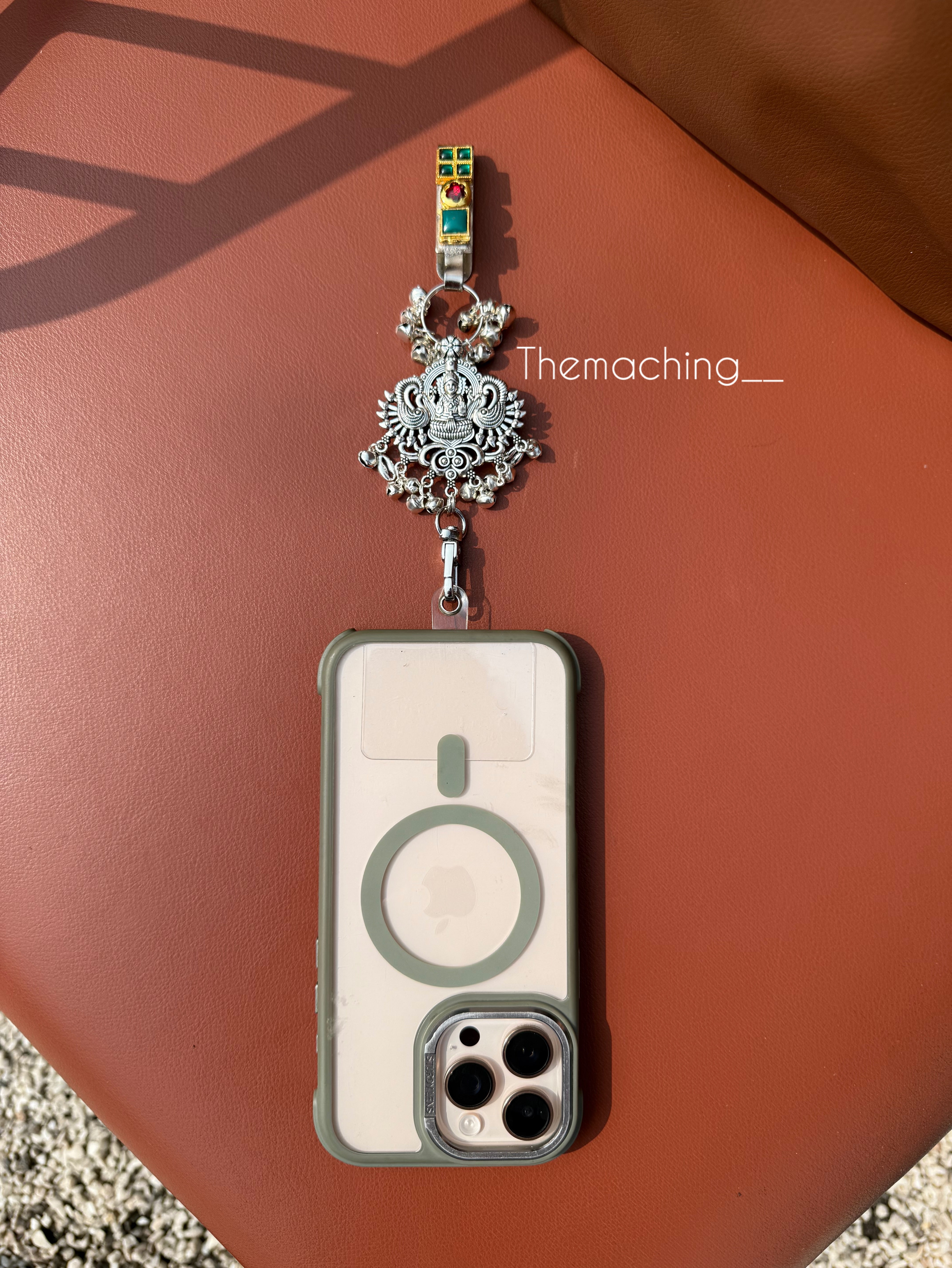 Silver Waist Juda with Stylish Pendant for Women | Durable Daily Use Hanging Chain for Mobile, Card Holder & Accessories