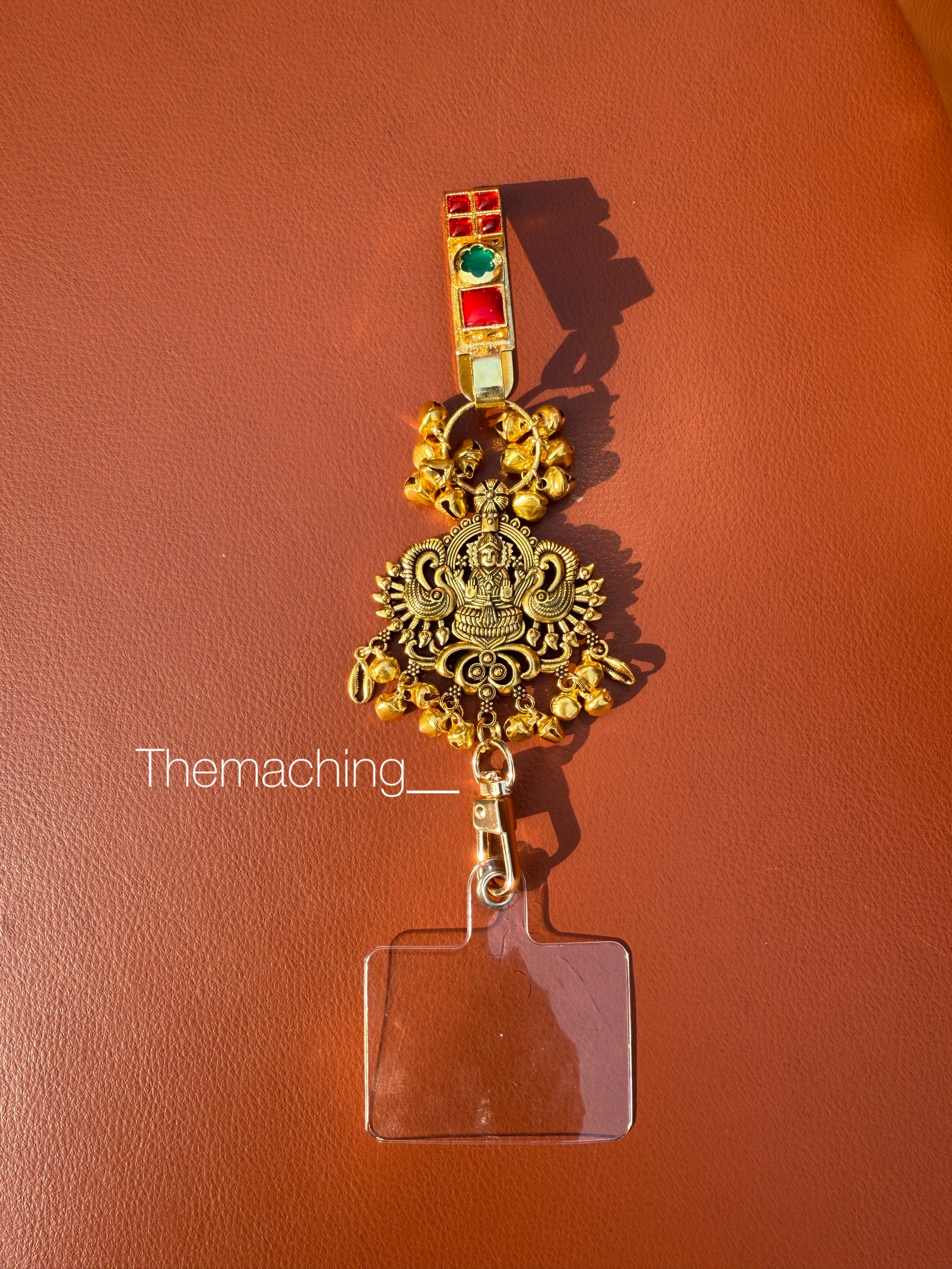 Gold Waist Juda with Stylish Pendant for Women | Durable Daily Use Hanging Chain for Mobile, Card Holder & Accessories