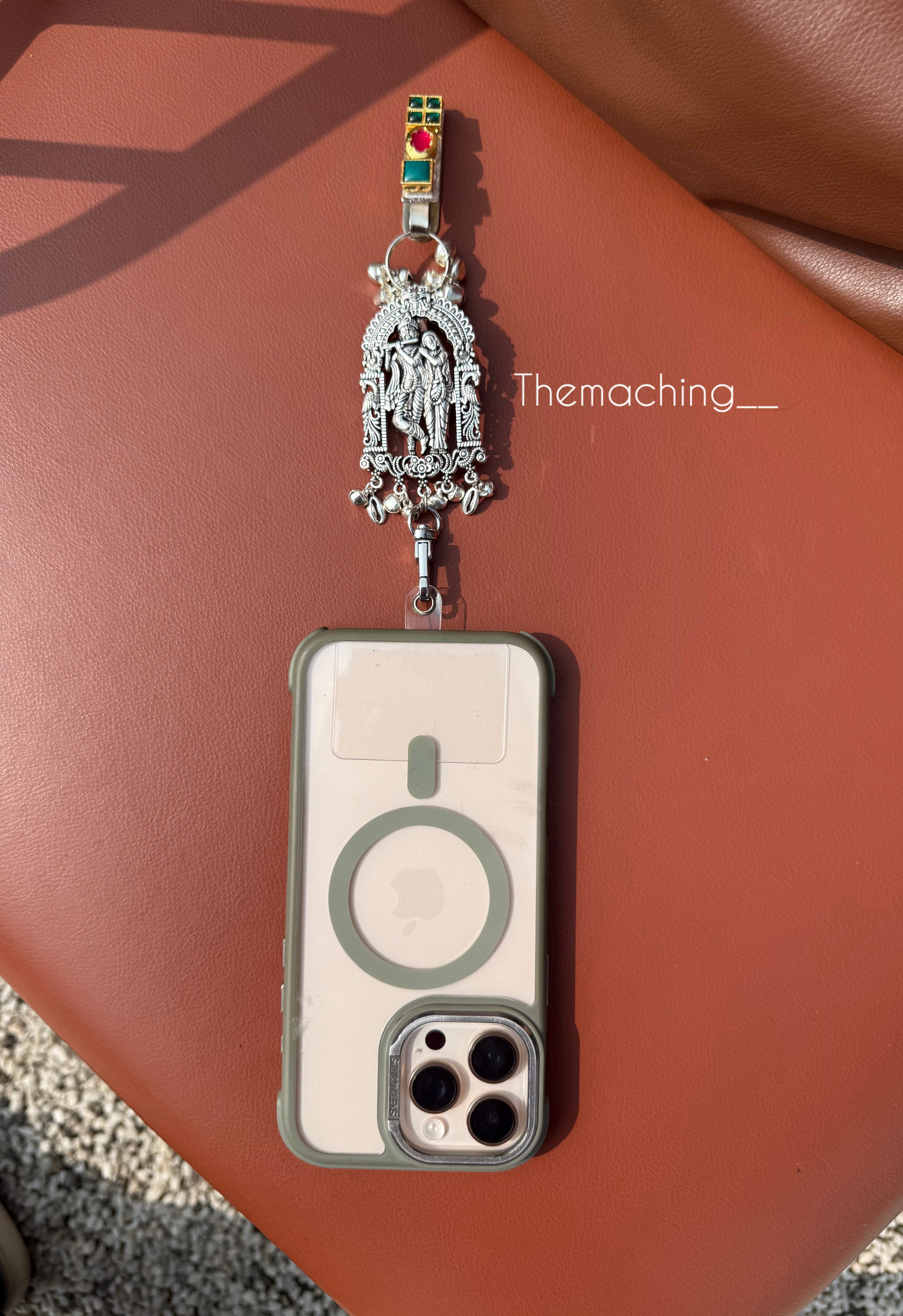 Silver Waist Juda with Stylish Pendant for Women | Durable Daily Use Hanging Chain for Mobile, Card Holder & Accessories