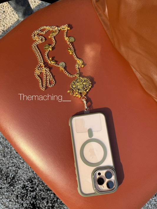 Trendy Metal Chain Lanyard with Stylish Pendant for Women | Durable Daily Use Hanging Chain for Mobile, Card Holder & Accessories