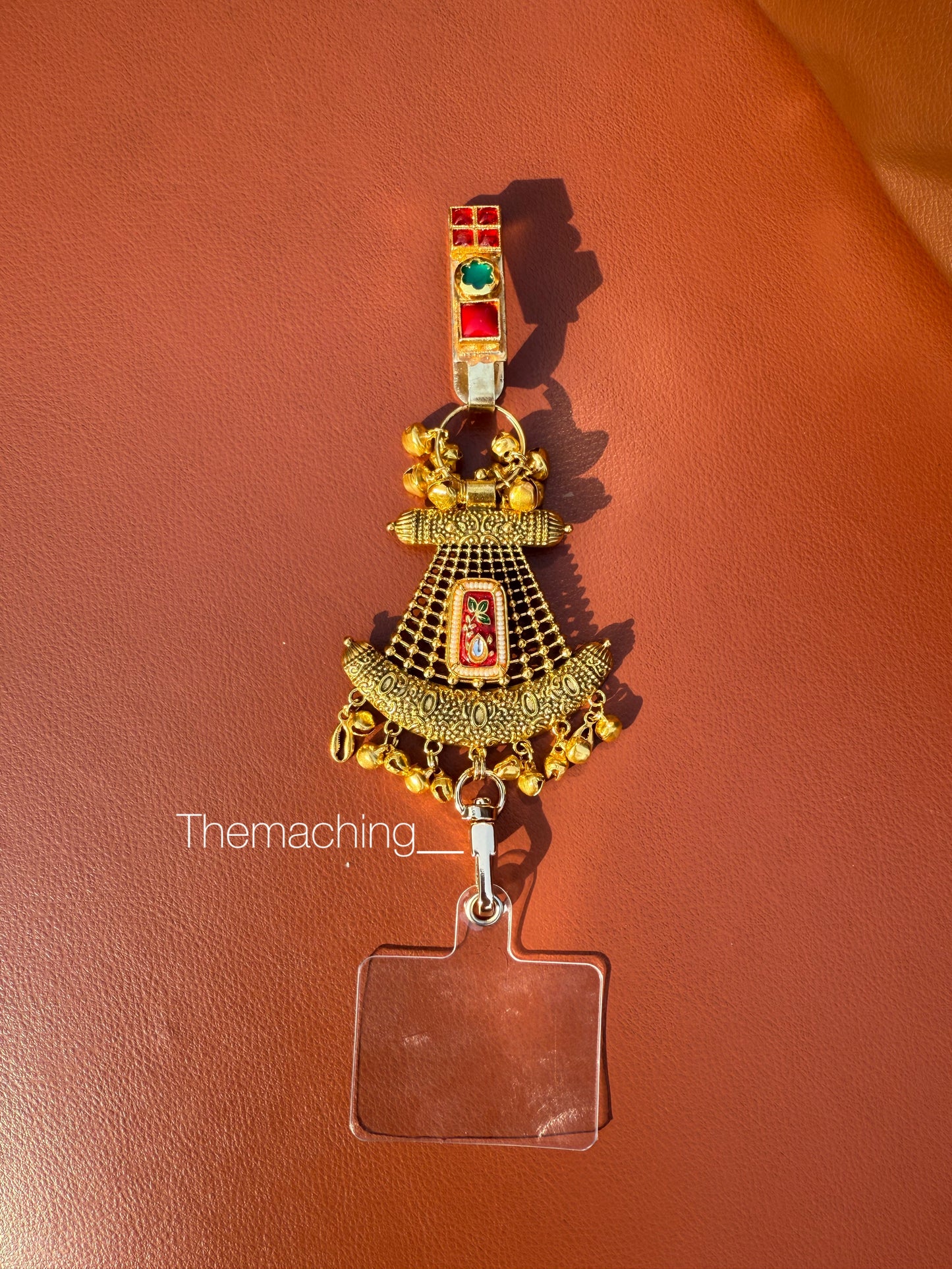 Trendy Metal Chain Lanyard with Stylish Pendant for Women | Durable Daily Use Hanging Chain for Mobile, Card Holder & Accessories