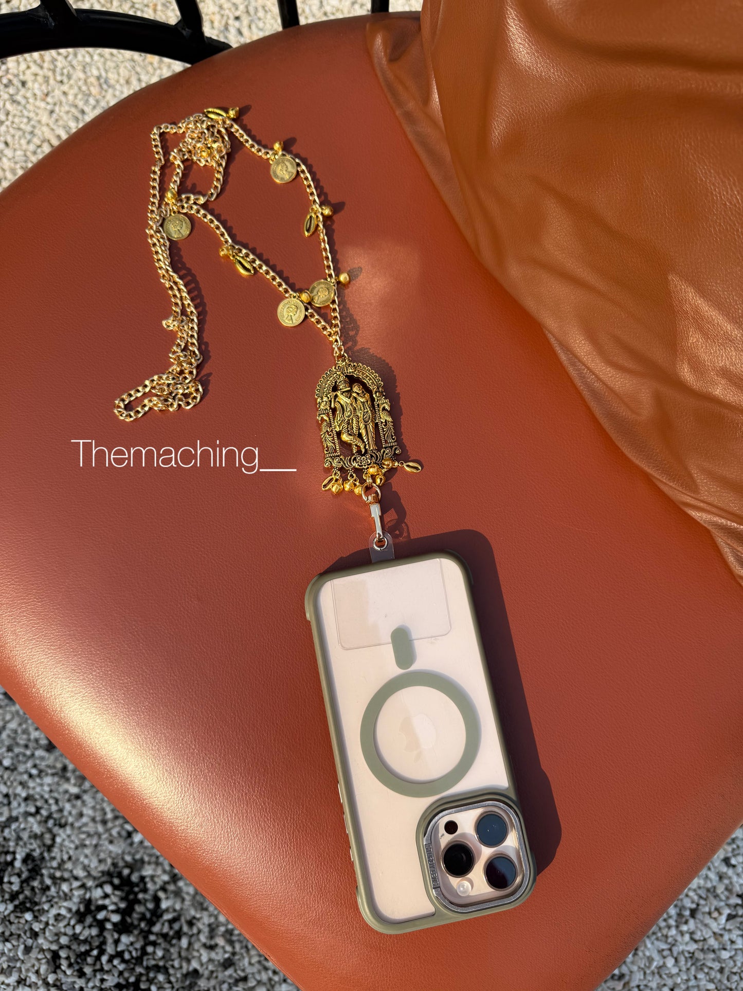 Trendy Metal Chain Lanyard with Stylish Pendant for Women | Durable Daily Use Hanging Chain for Mobile, Card Holder & Accessories