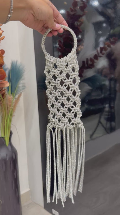 Bangle Style Rhinestone Bling Bag