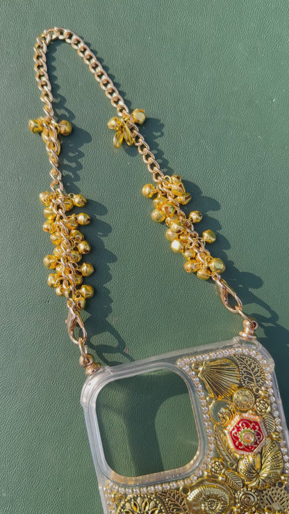 Trendy Metal Chain Lanyard with Stylish Pendant for Women | Durable Daily Use Hanging Chain for Mobile, Card Holder & Accessories